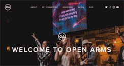Desktop Screenshot of openarms.ie