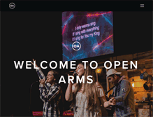 Tablet Screenshot of openarms.ie